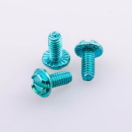 Sujetadores de tornillos de cabeza hexagonal de herrajes enchapados