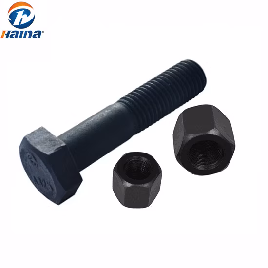 HDG/la cabeza hexagonal estructural pesada llana emperna el acero de carbono/el acero inoxidable de ASTM A325
